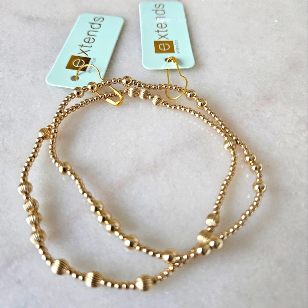 2 ENEWTON Gold Bracelets